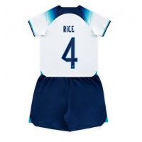 England Declan Rice #4 Hemmatröja Barn VM 2022 Kortärmad (+ Korta byxor)